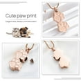 thumbnail image 4 of Pet Cremation Jewelry for Ashes Urn Necklace with Paw Print Heart, Pet Dog Ashes Necklace Stainless Steel Pendant with Funnel Kit for Pet Dog Cat Ashes, 4 of 9