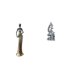 thumbnail image 1 of Figura africana, estatua tribal de dama Guan Yin, estatua de resina, artesanía de escritorio, adorno artístico coleccionable, adecuado para escritorio, 1 of 8
