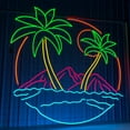 thumbnail image 3 of Mountain & Beach Neon Signs, Tropical Wall Art Decor, 3 of 4