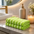 thumbnail image 5 of WDOBM Reusable Washcloths, Striped Woven Natural Cotton Thick Absorbent Face Towel, Highly Absorbent Quick Dry Machine Washable, Lightweight Sport Towels for Bathroom Salon, 5 of 7