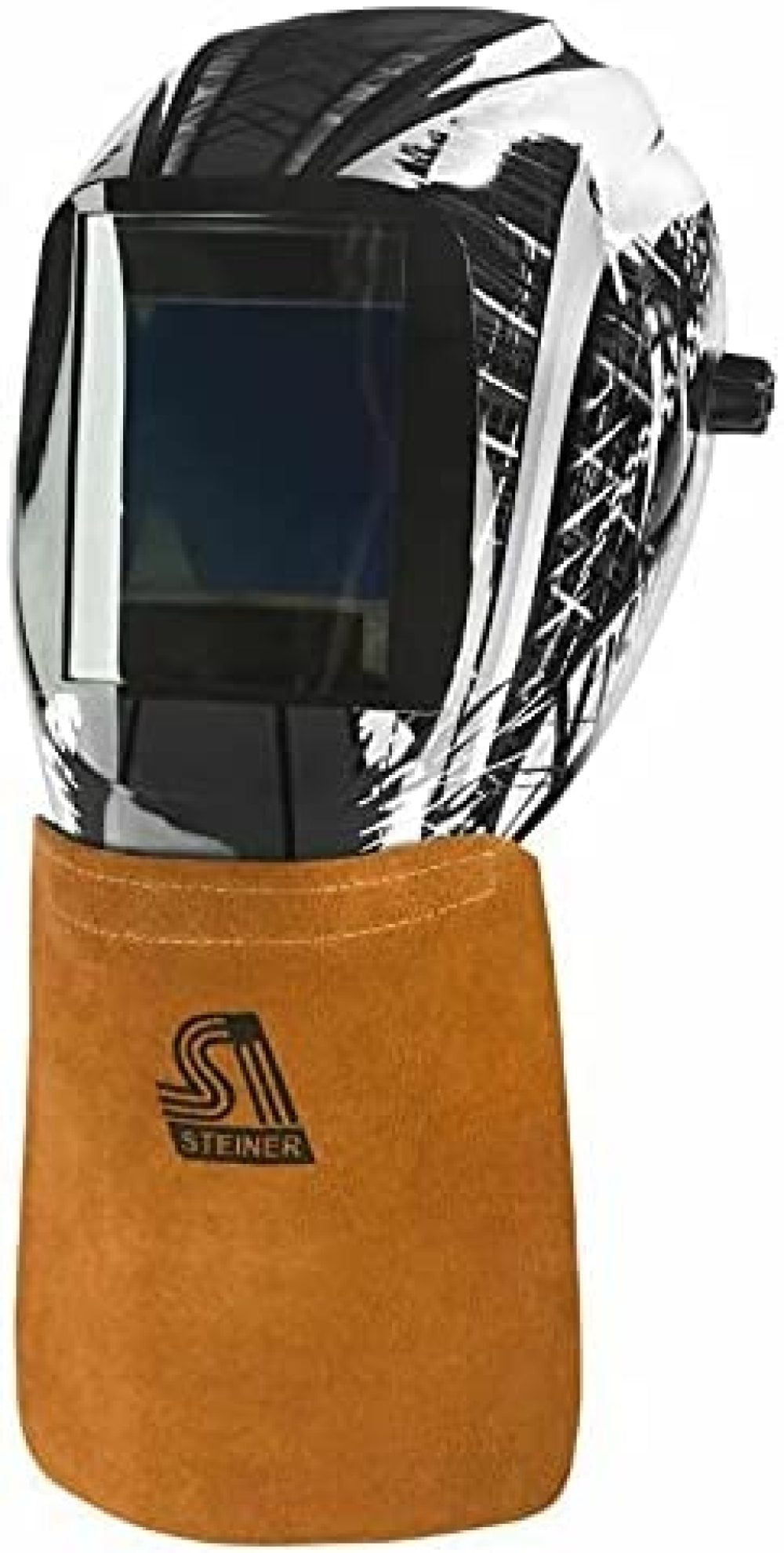 LueInJoy Steiner Leather Welding Helmet Bib 12109 Hook & Loop Hood Neck Protector