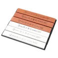 thumbnail image 2 of STONEGO 1PC/6Pcs Alumina Whetstone - Fixed sharpening water stone, available in 180, 400, 800, 1500, 2000, 3000 grit, suitable for precision sharpening, 2 of 7