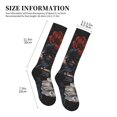 thumbnail image 2 of Lsque Midnight Butterfly Floral Dream Pattern Sport Compression Socks for Men & Women 15-20 mmHg Knee High Nurse Pregnant Running Medical and Travel Athletic, 2 of 6