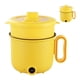 thumbnail image 4 of Olla de Cocina eléctrica con mango antiescaldaduras recubierto de 1,5 L, tapa transparente, Cocina eléctrica multifunción para el hogar, dormitorio, fiesta, enchufe AU 220V, 4 of 5