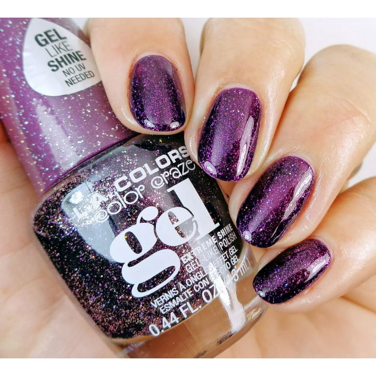 L.A. COLORS Demo - Color Craze Shimmer Gel Polish, Blast CNL283