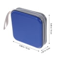 thumbnail image 4 of 2pcs Cd Case Dvd Organizer Cd Holder Storage Case 40 Slots Lightweight Cd Wallet, 4 of 8