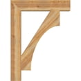 thumbnail image 3 of Ekena Millwork 6"W x 34"D x 46"H Westlake Block Rough Sawn Bracket, Western Red Cedar, 3 of 4