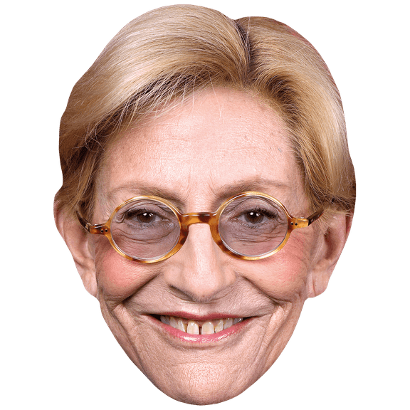 Isabelle Balkany (Lipstick) Big Head. Larger than life mask.