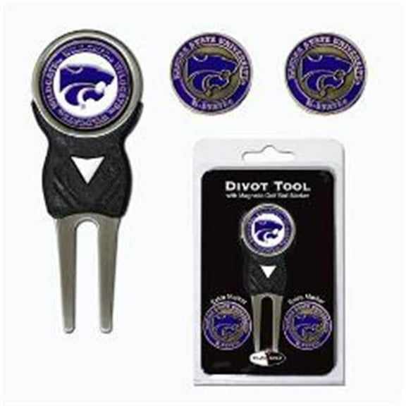 Team Golf 21845 Kansas State University Divot Tool Pack with Signature tool