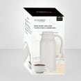 thumbnail image 2 of JS Gourmet 40.5oz (1200ml) Stainless Steel Double Walled Insulated White Coffee Carafe, Airpot Keeps Beverages Hot or Cold, 2 of 4