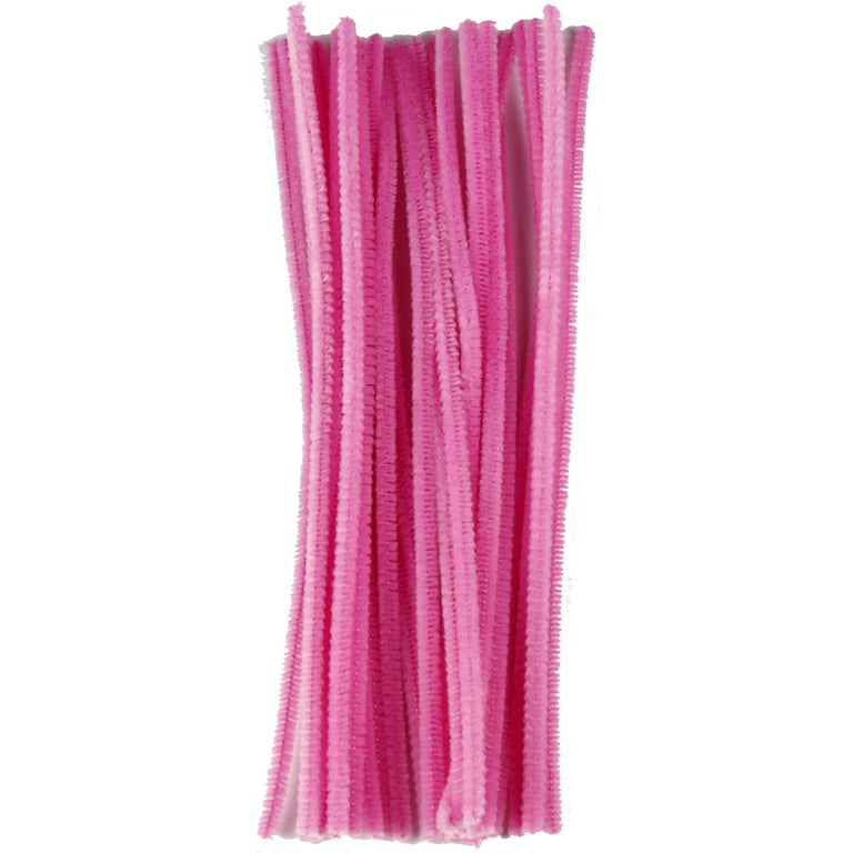 12 x 6mm Chenille Stems: Pink – The Wreath Shop