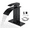 Matte Black, variant on Bathroom Sink Faucet Waterfall Spout Hold & Cold Mixer Tap Single Handle Modern Lavatory Vanity Sink Faucet with Hose Deck Plate for 1 or 3 Holes, Matte Black