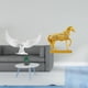 thumbnail image 2 of Estatua De Caballo ángel De Resina, Figura Escultórica, Adorno Decorativo Para Oficina, Hogar, Inauguración De La Casa, Estantería, Pasillo, Escritorio, Animal Grabado., 2 of 8