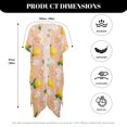 thumbnail image 6 of HELLHERO Lemon Daisy Bathing Suit Cover Up Casual High Quality Fabrics Quick Dry Long Kimono Swimsuit Cover Up, 6 of 6