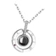 thumbnail image 5 of Collar de San Valentín para mujer. Elegante regalo para San Valentín. Plata, 5 of 9