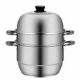 thumbnail image 1 of Vaporizador VONOTO de acero inoxidable de 8.5 cuartos de galón con tapa de vidrio templado, 1 of 9