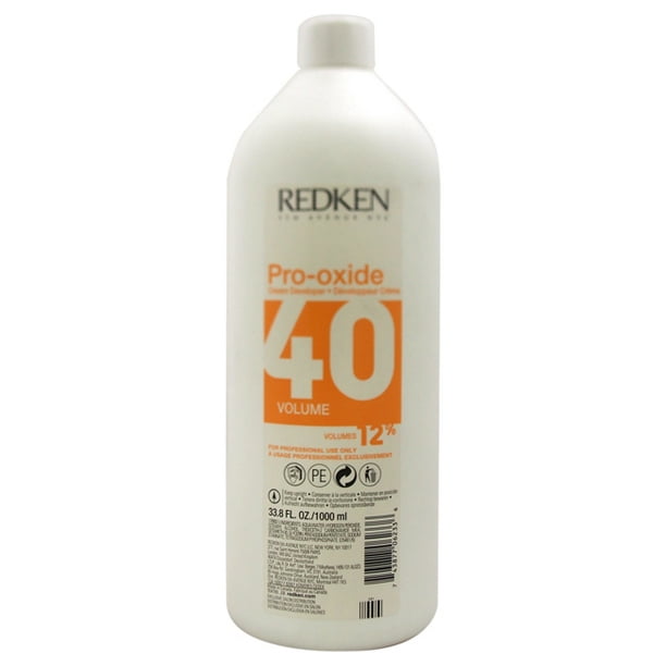 Redken Pro-Oxide Cream Developer, Hair Color,40 Volume 12%,  Oz -  