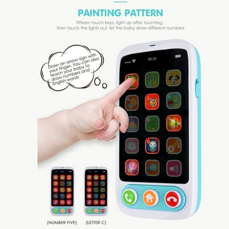 Jouet De Telephone Pour Bebe 5 Modes Jouet De Telephone Portable Pour Bebe Realiste Jouet De Telephone Portable Nouveau Ne Walmart Canada
