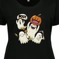 thumbnail image 4 of Inktastic Halloween Ghosts Women's Plus Size T-Shirt, 4 of 5