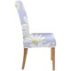 thumbnail image 3 of ABPHQTO Funda protectora blanca para silla elástica de primavera o verano, funda protectora para asiento para comedor, Hotel, boda, fiesta, juego de 1, 3 of 4