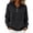 A1_Black, variant on Henley V Neck Button Hooded Sweater for Women Drawstring Long Sleeve Tunic Knitted Sweatshirts Fall Winter Henley Sweater Oversized Baggy Loose Fit Pullover Sweater Lounge Clothes White M