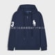 thumbnail image 3 of Nueva llegada otoño/invierno sudadera de hombre cárdigan de manga larga casual con capucha ropa de hombre etiqueta original RL, 3 of 5