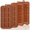 thumbnail image 1 of Silicone Break Apart Chocolate Molds - Candy Protein and Engery Bar Silicone Mold, 1 of 8