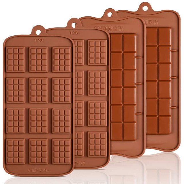 Silicone Break Apart Chocolate Molds - Candy Protein and Engery Bar Silicone Mold