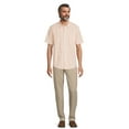 thumbnail image 3 of George Men's Seersucker Button Up Shirt with Short Sleeves, 3 of 6