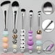 thumbnail image 2 of 8X Brochas de Maquillaje con Cuentas, Cuentas de Silicona, Brochas CosméTicas de Maquillaje DIY, Kit de Brochas con Cuentas para Bricolaje, 2 of 5