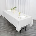 thumbnail image 1 of SNNROO 60” x 102” Rectangle Polyester Tablecloth Table Cover Linens for Wedding Party Events Kitchen and Dining, 1 of 11