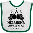 thumbnail image 3 of Inktastic Melanoma Awareness Skin Cancer Boys or Girls Baby Bib, 3 of 4