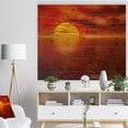 thumbnail image 3 of Design Art - Sun Falling to Yellow Ocean, 3 of 5