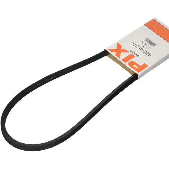 PIX NORTH A35/4L370 1/2x37 Ceinture en Caoutchouc Noir