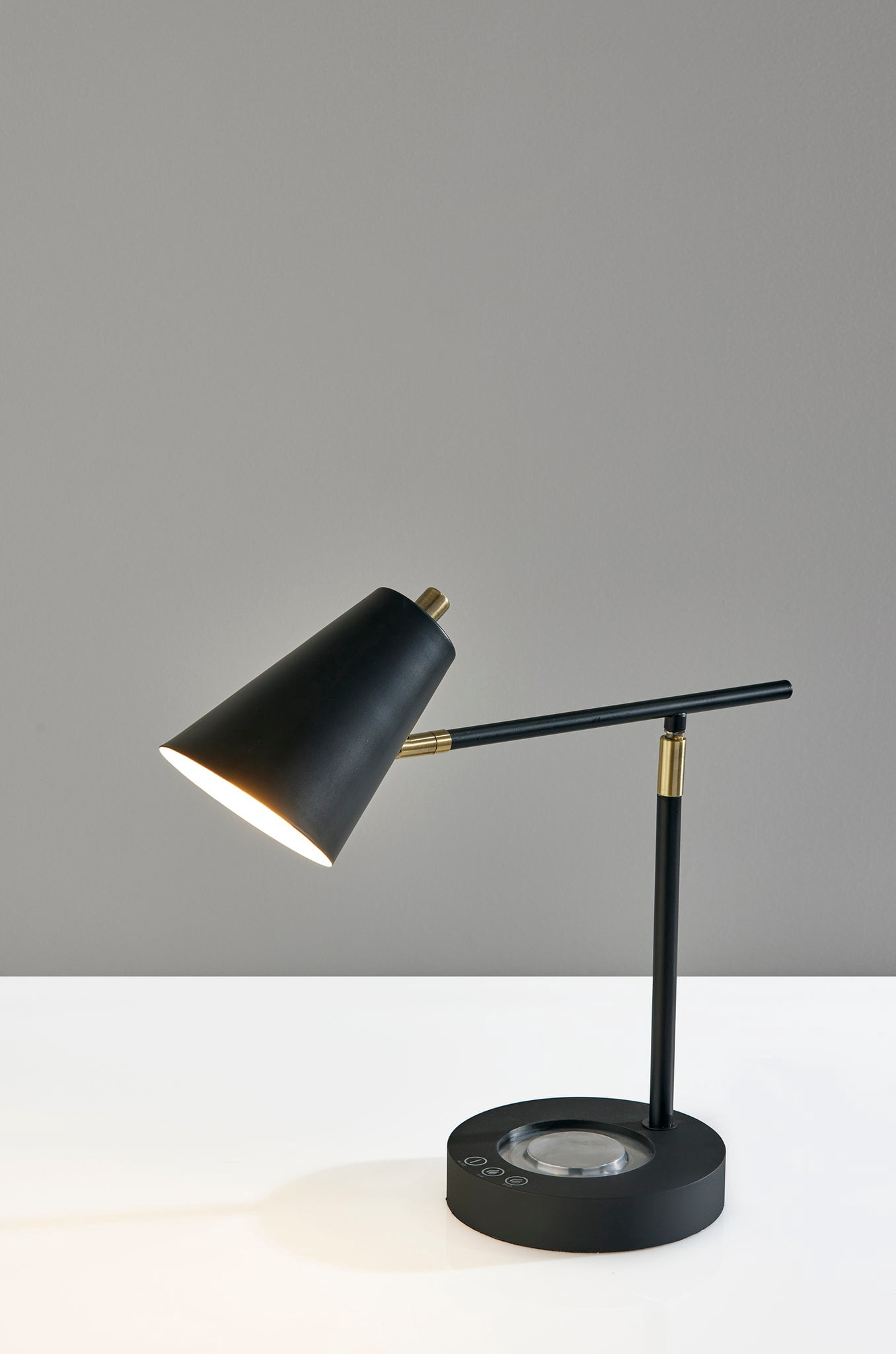 Simplee Adesso Cup Warming 23.38" 3-Level Cup Warmer, USB & AC Adjustable Desk Lamp