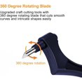 thumbnail image 5 of Blue - 1pc Craft Cutting Tool, Stainless Steel Precision Craft Knife, Craft Cutting Tool, Scrapbooking, 5 of 5