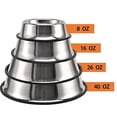 thumbnail image 5 of 2Packs Stainless Steel Dog Bowl with Anti-Skid Rubber Base for Small/Medium/Large Pet, Perfect Dish, Pets Feeder Bowl and Water Bowl Perfect Choice for Dog Puppy Cat and Kitten (16oz), 5 of 5