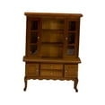 thumbnail image 3 of Gabinete de librería en miniatura a escala 1:12, modelo pequeño de escena de vida de simulación, estantería de madera para muebles de casa de muñecas Nuez perfke Estantería en miniatura, 3 of 9