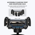 thumbnail image 4 of Cell Phone Holder for Car, CD Slot Car Phone Mount, One Button Release Easy Installation CD Player Car Phone Holder Mount Compatible with iPhone 16 15 14 13 12 11 Pro XR XS MAX Galaxy S20 S20+ S10 S9, 4 of 7