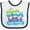 White and Navy, variant on Inktastic Worlds Best Coal Miner Daddy Boys or Girls Baby Bib