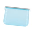 thumbnail image 4 of Tnarru Reusable Freezer Bag, Silicone Reusable Storage Bag, Food Meal Prep Storage Container for Snack, Lunch, Travel, Sandwich Blue, 4 of 8