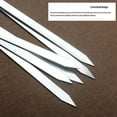 thumbnail image 3 of 12Pcs 55cm BBQ Skewers Long Handle Shish Kebab Barbecue Grill Stick Wood Fork Stainless Steel Outdoors Needle, 3 of 7