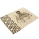 thumbnail image 1 of Mantel individual con diseño artístico de pulpo coral, estampado de hipocampo pintado a mano para una cena elegante (MS0022-3), 1 of 3
