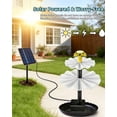 thumbnail image 4 of Solar Powered Hanging Bird Bath Fountain Durable Glass Bowl for Outdoor Use Perfect for Gardens and Patios, 4 of 5