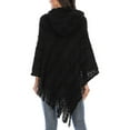 thumbnail image 6 of Ponchos for Women One Piece Poncho Capes Poncho Knit Ponchos Poncho Poncho Relaxed Shawls Wrap Coats Tops, 6 of 6