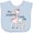 Blue, variant on Inktastic My Grandma Loves Me Giraffe Boys or Girls Baby Bib
