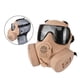 thumbnail image 4 of Máscara táctica, protección ocular completa de seguridad con correa ajustable para pistola de aire comprimido Lente Beige_Gray, 4 of 9