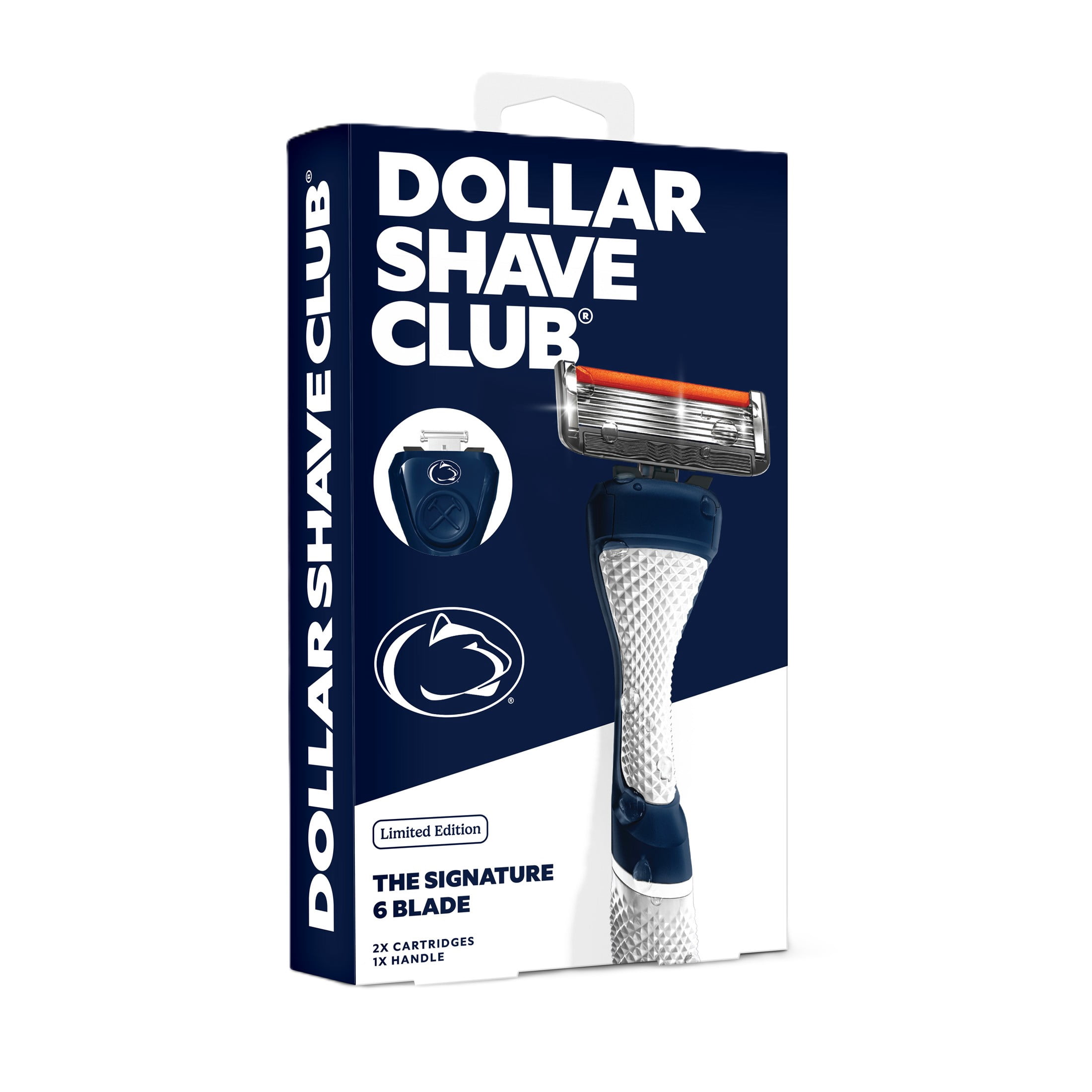 Dollar Shave Club Penn State 6-Blade Razor Starter Set