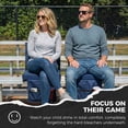 thumbnail image 4 of SPORT BEATS Stadium Seats with Back Support Bleacher Chairs with Back and Cushion Thick Padded Bleacher Seats Includes Shoulder Strap, 4 of 8