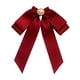 thumbnail image 5 of Broche de lazo preatado para mujer, elegante accesorio de ropa, pajarita de cuentas novedosa Rojo, 5 of 9